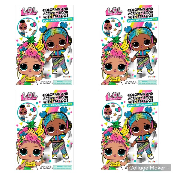 LOL Surprise Coloring Book with Tattoos - Target
Exclusive Edition (4 Books) - Picture 1 of 6